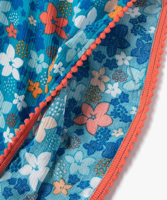 Robe de plage fille à motifs fleuris vue2 - GEMO (ENFANT) - GEMO