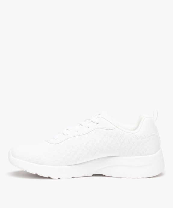 Baskets femme unies légères à lacets - Skechers vue3 - SKECHERS - GEMO