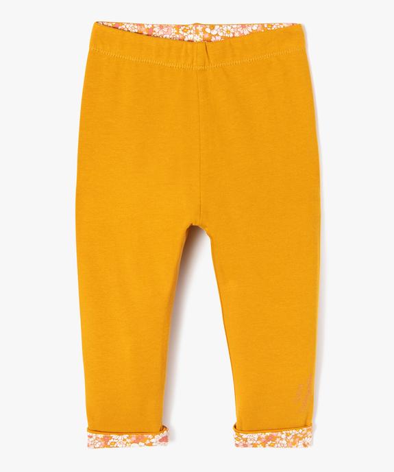 Legging réversible bébé fille - LuluCastagnette vue1 - LULU CASTAGNETTE GEMO FOR GOOD - GEMO
