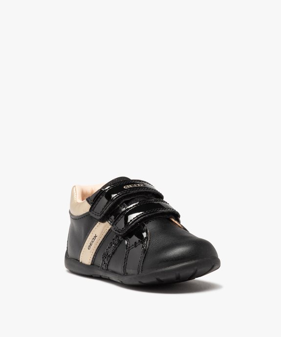 Chaussures premiers pas bébé fille à scratch – Geox vue2 - GEOX - GEMO