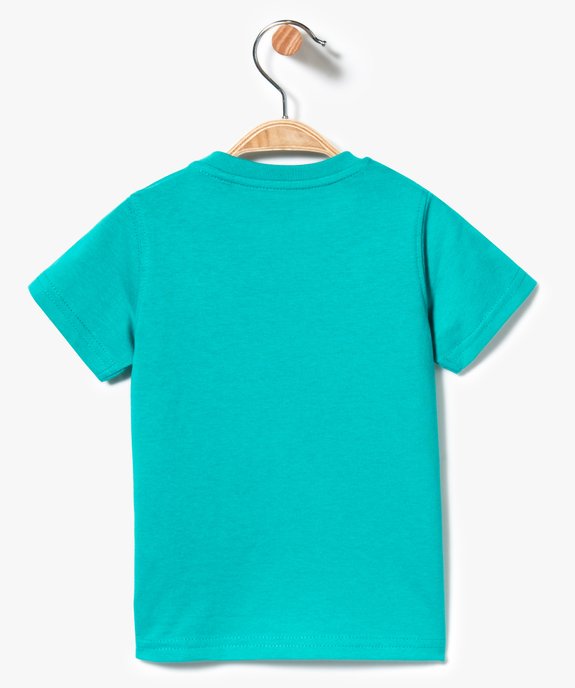 Tee-shirt uni à manches courtes vue2 - GEMO(BEBE DEBT) - GEMO
