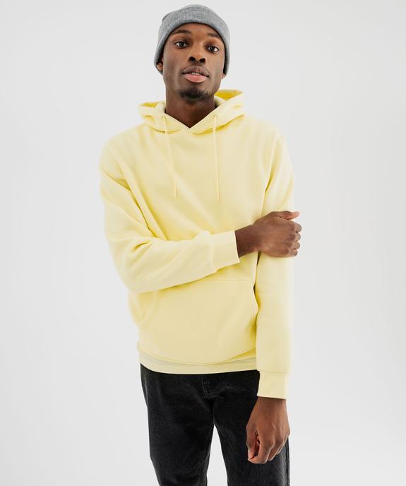 Sweat à capuche en molleton doux homme vue3 - GEMO 4G HOMME - GEMO