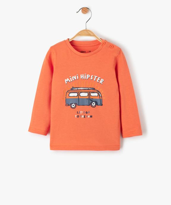 Tee-shirt bébé garçon imprimé fantaisie vue1 - GEMO(BEBE DEBT) - GEMO