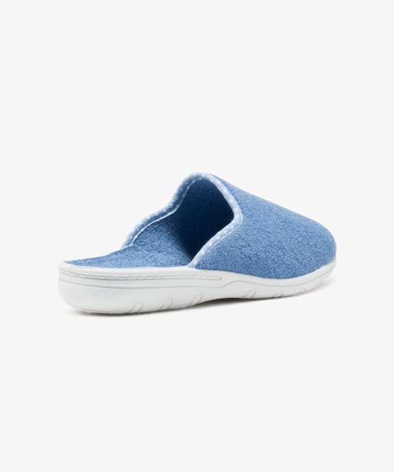 Chaussons confort tissu éponge vue4 - GEMO(HOMWR FEM) - GEMO