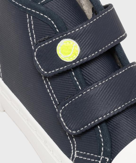 Baskets montantes en toile enduite fermeture scratch garçon - 5 Miles vue6 - 5 MILES GEMO FOR GOOD - GEMO