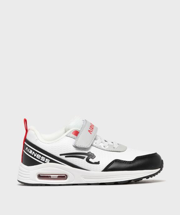 Baskets à scratch bicolores avec semelle à bulle d’air garçon - Airness vue1 - AIRNESS - GEMO