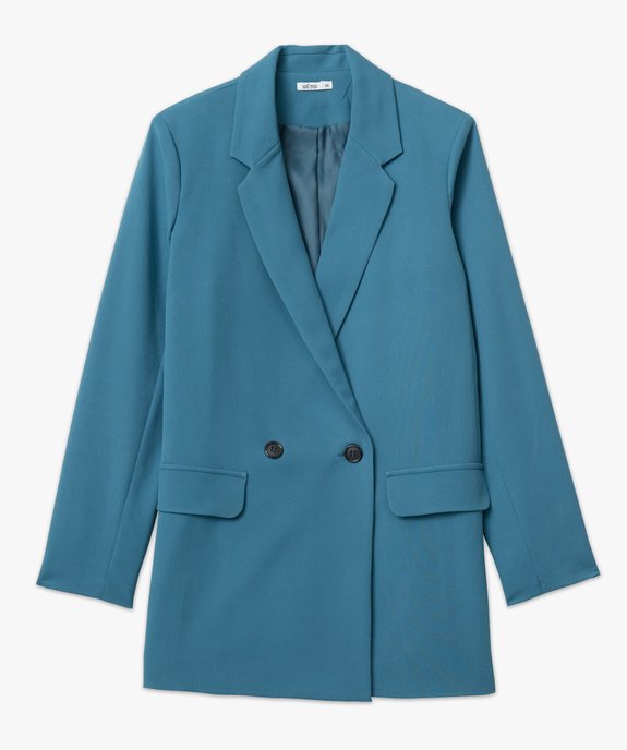 Veste blazer fermeture croisée femme vue4 - GEMO(FEMME PAP) - GEMO