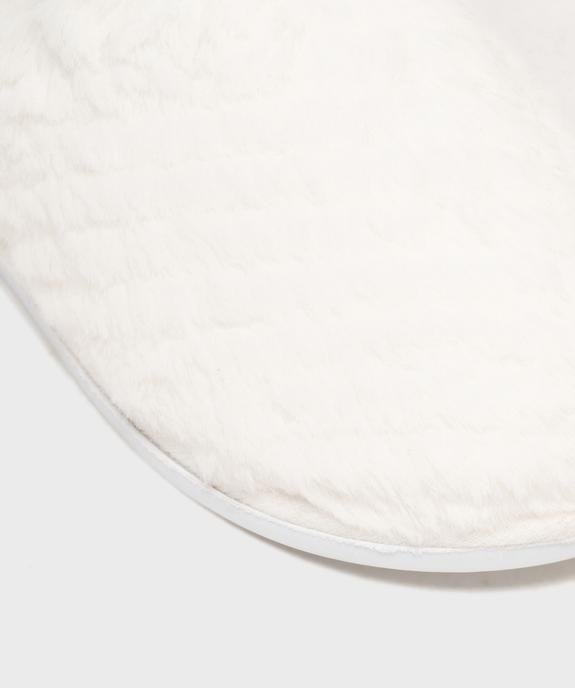 Chaussons pantoufles en fourrure imitation femme vue6 - GEMO 4G FEMME - GEMO