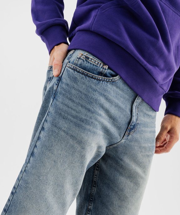 Bermuda en jean coupe large homme vue2 - GEMO (HOMME) - GEMO