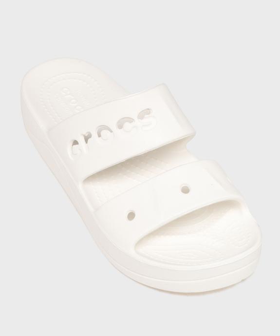 Mules de piscine femme à double brides perforées - Crocs vue5 - CROCS - GEMO