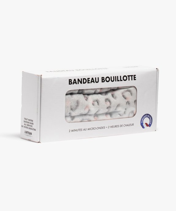 Bandeau bouillotte à chauffer au micro-ondes vue4 - GEMO - GEMO
