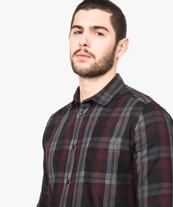 Chemise à carreaux vue2 - GEMO (HOMME) - GEMO