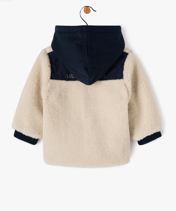 Blouson réversible à capuche bébé garçon - LuluCastagnette vue6 - LULUCASTAGNETTE - GEMO