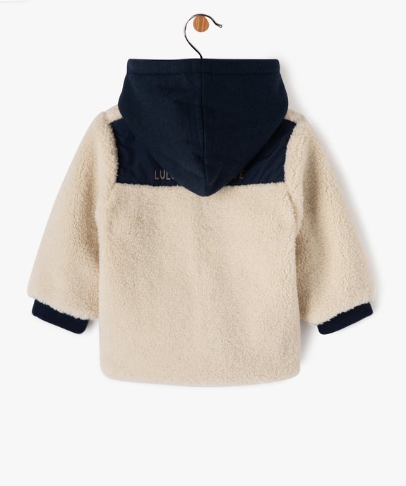 Blouson réversible à capuche bébé garçon - LuluCastagnette vue6 - LULUCASTAGNETTE - GEMO