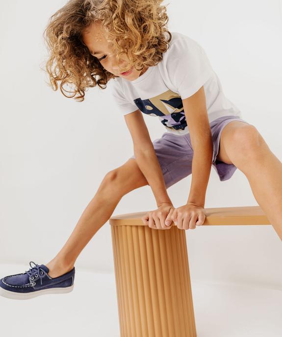 T-shirt manches courtes imprimé garçon vue1 - GEMO 4G GARCON - GEMO