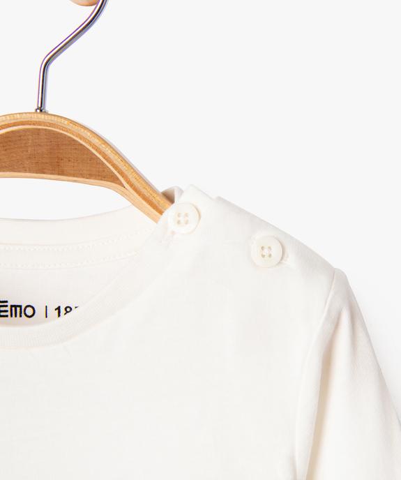Ensemble 2 pièces bébé garçon tee-shirt et chemise vue5 - GEMO(BEBE DEBT) - GEMO