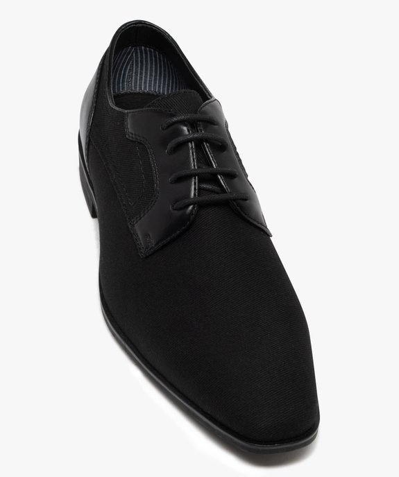 Derbies homme unis en toile et matière lisse vue12 - MARIO BALDANO - GEMO