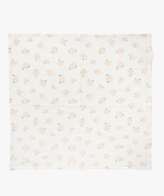 Langes bébé en gaze de coton pour bébé (lot de 3) vue2 - GEMO 4G BEBE - GEMO