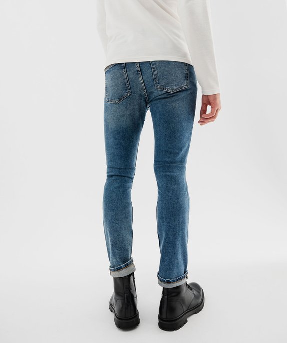 Jean slim pour homme vue2 - GEMO (HOMME) - GEMO