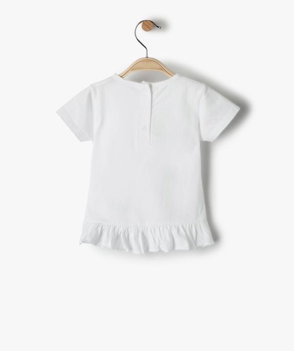 Tee-shirt bébé fille avec motif Minnie – Disney vue3 - DISNEY DTR - GEMO