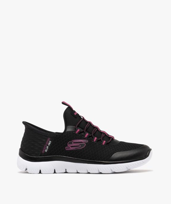 Baskets fille en mesh et à enfiler Slip ins Summits - Skechers vue1 - SKECHERS - GEMO