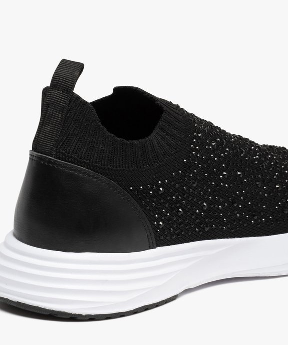 Baskets femme en maille à strass sans lacets vue6 - GEMO (SPORTSWR) - GEMO