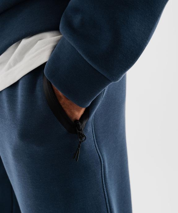 Pantalon de jogging avec poches zippées homme vue2 - GEMO (HOMME) - GEMO