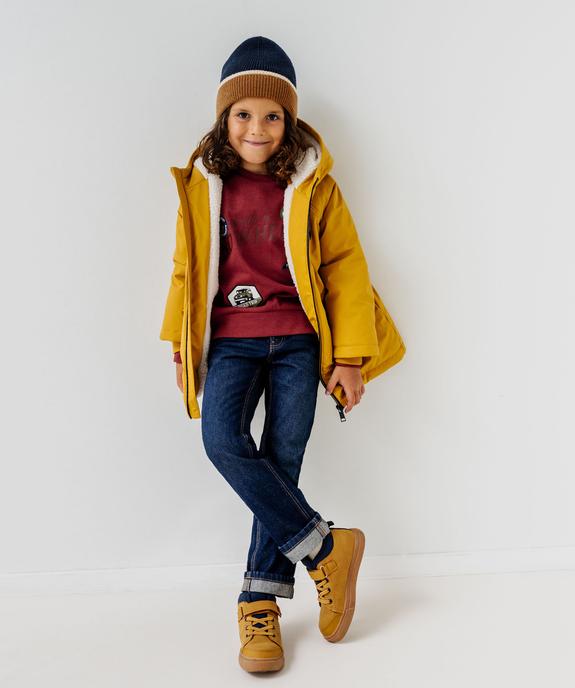 Jean regular en coton avec taille ajustable garçon vue6 - GEMO 4G GARCON - GEMO