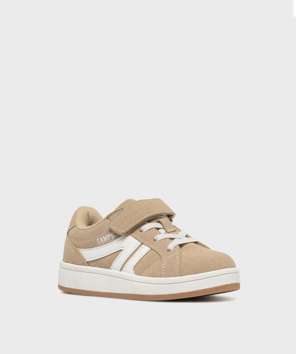 Baskets bicolores à scratch garçon - Camps United vue2 - CAMPS - GEMO