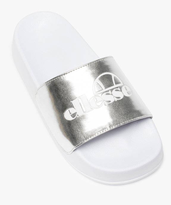 Claquettes femme a semelle plateforme Ellesse argente GEMO