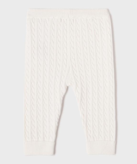 Pantalon en maille torsadée bébé (lot de 2) vue4 - GEMO(BB COUCHE) - GEMO