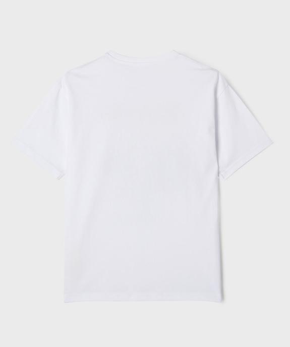 Tee-shirt manches courtes motif streetwear garçon vue4 - GEMO (JUNIOR) - GEMO