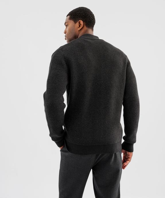 Gilet zippé avec col montant homme vue3 - GEMO (HOMME) - GEMO