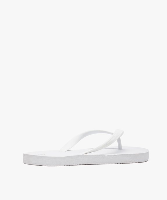 Tongs femme unies vue4 - GEMO (PLAGE) - GEMO