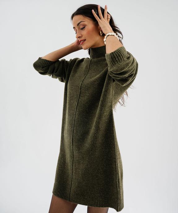 Robe pull à col montant femme vue1 - GEMO(FEMME PAP) - GEMO