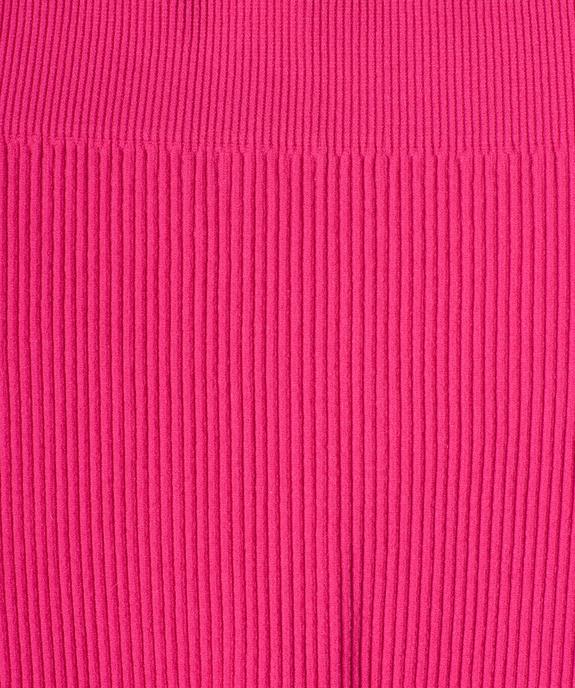 Legging de sport long en maille côtelée sans coutures fille vue2 - GEMO (ENFANT) - GEMO