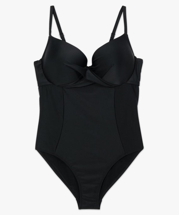 Maillot de bain femme grande taille 1 pièce à armatures vue4 - GEMO (PLAGE) - GEMO