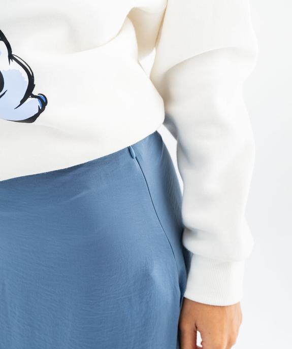 Jupe longue en matière satinée femme vue2 - GEMO 4G FEMME - GEMO