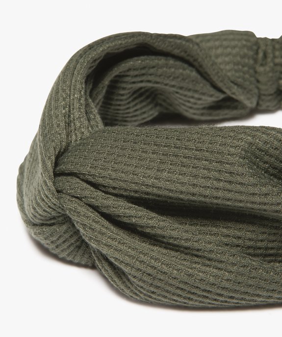 Bandeau pour cheveux femme en nid d'abeille uni vue2 - GEMO (ACCESS) - GEMO