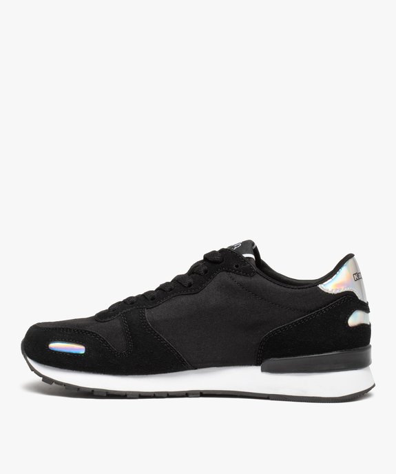 Baskets femme style running en toile – Kappa Berlin vue3 - KAPPA - GEMO