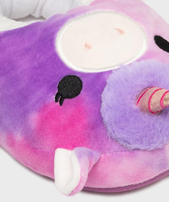 Chaussons en volume fantaisie en forme d'animal femme - Squishmallows vue6 - SQUISHMALLOWS - GEMO