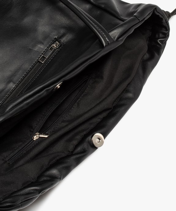 Sac femme forme cabas avec fermeture réglable vue3 - GEMO (ACCESS) - GEMO