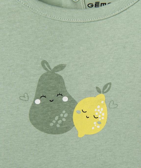 Ensemble 2 pièces bébé tee-shirt et short vue4 - GEMO(BB COUCHE) - GEMO