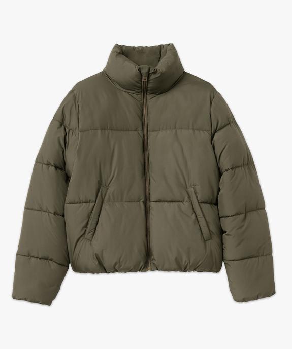 Blouson matelassé avec col montant coupe courte femme vue7 - PREMIER PRIX BY GEMO - GEMO