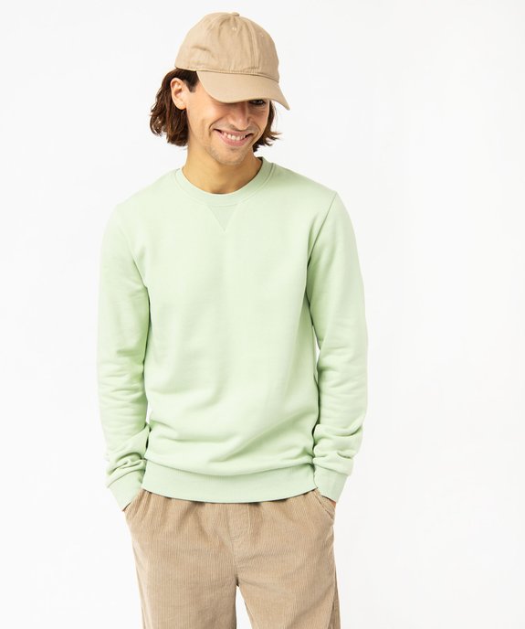 Sweat avec intérieur molletonné homme vue2 - GEMO 4G HOMME - GEMO