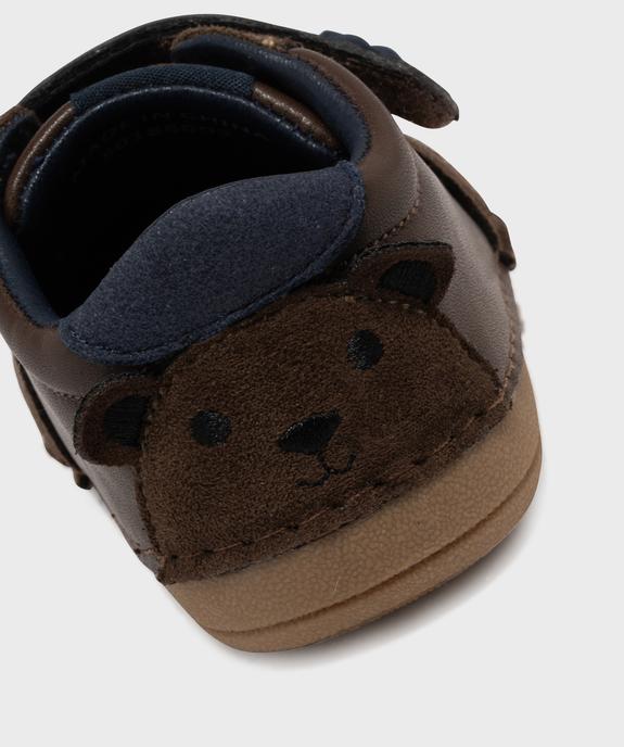 Chaussures de parc à motif ourson bébé garçon - Alma vue6 - ALMA - GEMO