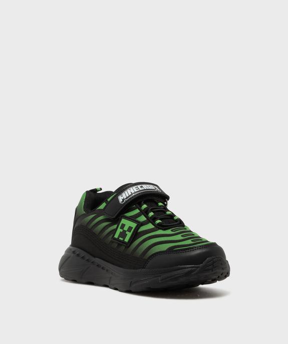 Baskets à scratch bicolores garçon - Minecraft vue2 - MINECRAFT - GEMO