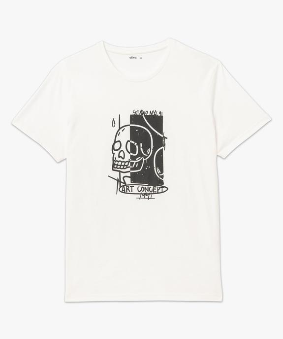 Tee-shirt manches courtes imprimé homme vue4 - GEMO (HOMME) - GEMO