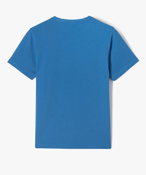 Tee-shirt à manches courtes avec motifs garçon vue3 - GEMO 4G GARCON - GEMO