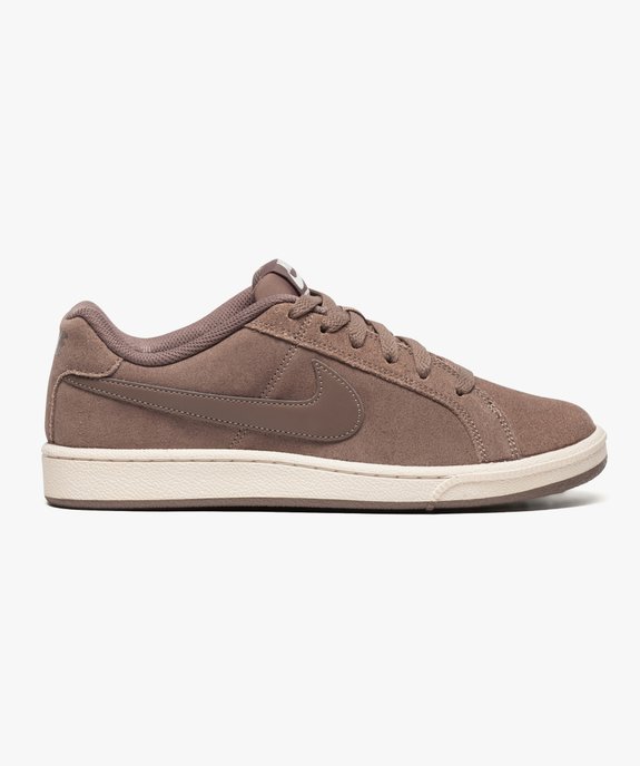 Basket basse en cuir suédé - Nike Court Royale Suede vue1 - NIKE - GEMO